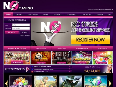 No bonus casino met tablet